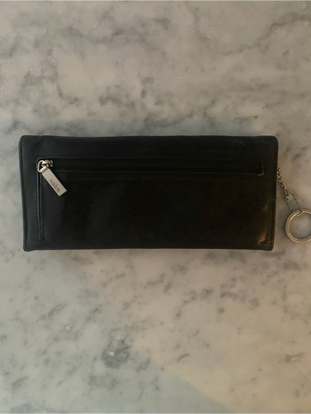 HOBO Black Leather Keyring Wallet Organizer - Picture 12 of 12